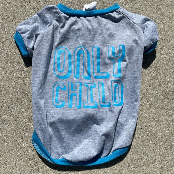 Only Child Dog T-Shirt - Picture 1 of 3